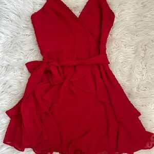 Red dress